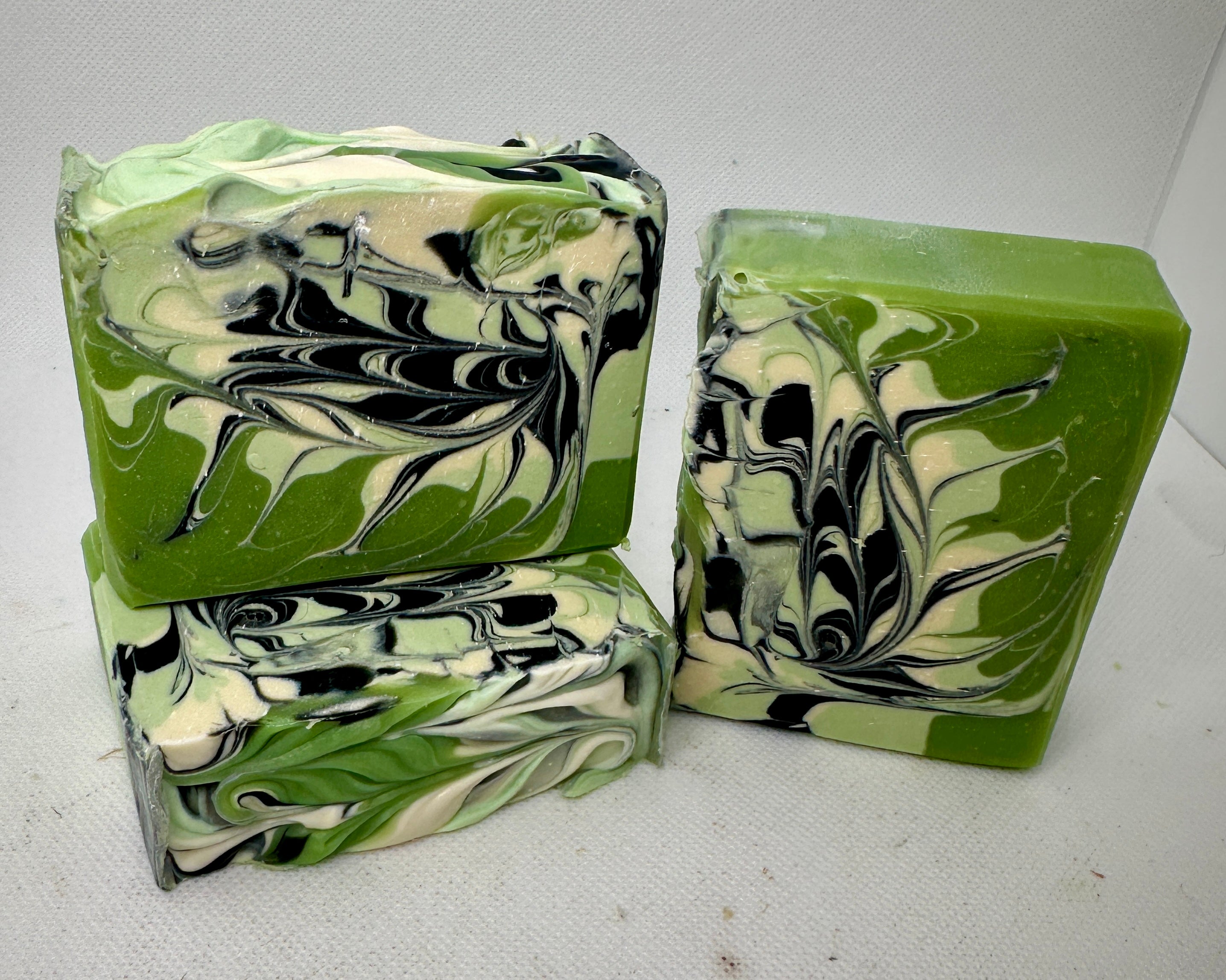 Green Apple Sage Goat Milk Soap Fresh Bath Bar Natural - Rosetta Creative Boutique